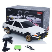 Cheap LDRC LD1801 AE86 1/18 RC Drift Car RWD Racing Vehicle Flip Light Gyroscope