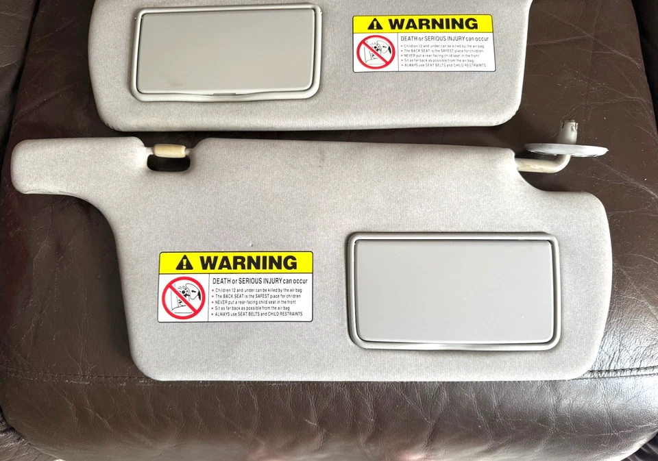 Juego de parasol izquierdo derecho pasajero OEM 97-01 Honda CR-V par Foto 3 de 4