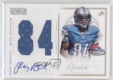 2012 National Treasures Jersey Number Signatures 44/50 Ryan Broyles #21 Auto 1j6