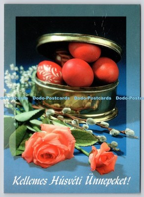 L348318 Kellemes Husveti Unnepeket Rosen Eier Arkai Bozsan Lizzy Karte