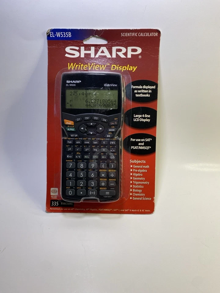 Sharp EL-W535B WriteView Scientific Calculator - Image 2 of 4