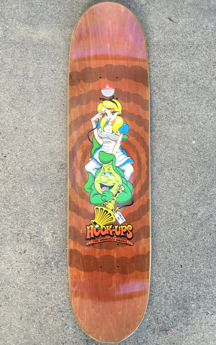 Hook Ups Skateboards Alice's in Wonderland 2 Deck 8 X 31.75