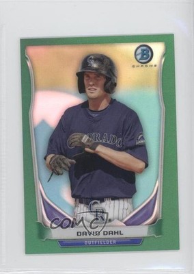 2014 Bowman Green 2/10 David Dahl #BM-CRO3 0f8