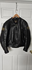 Vanson Mens Cobra MK2 Sportrider Leather Jacket Air Curtain Vented Armor Size 46