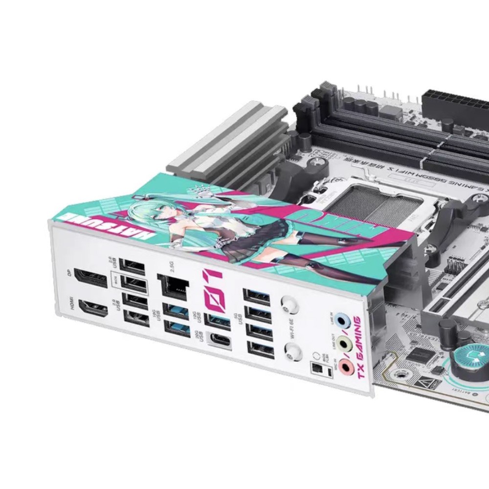 ASUS TX GAMING B850M 初音ミクコラボ マザーボード ASUS TX GAMING B850M WIFI S HATSUNE MIKU EDTION Socket AM5 CPU
