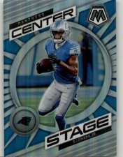 2023 Panini Mosaic DJ Chark Jr. Center Stage Silver #CS-DJC Carolina Panthers