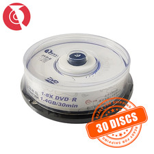 SMART Mini DVD-R 8x 3" 1.4 GB 8cm Blank DVD Recordable 1.4GB 8 cm 3in - 30 Discs