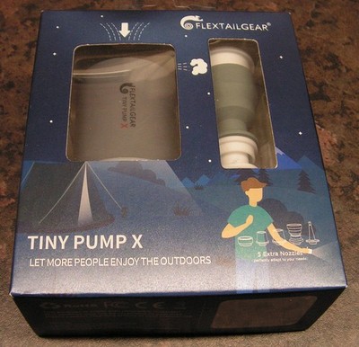 TINY PUMP X - FLEXTAILGEAR - Akku Pumpe 5 Düsen & LED Licht Camping NEU