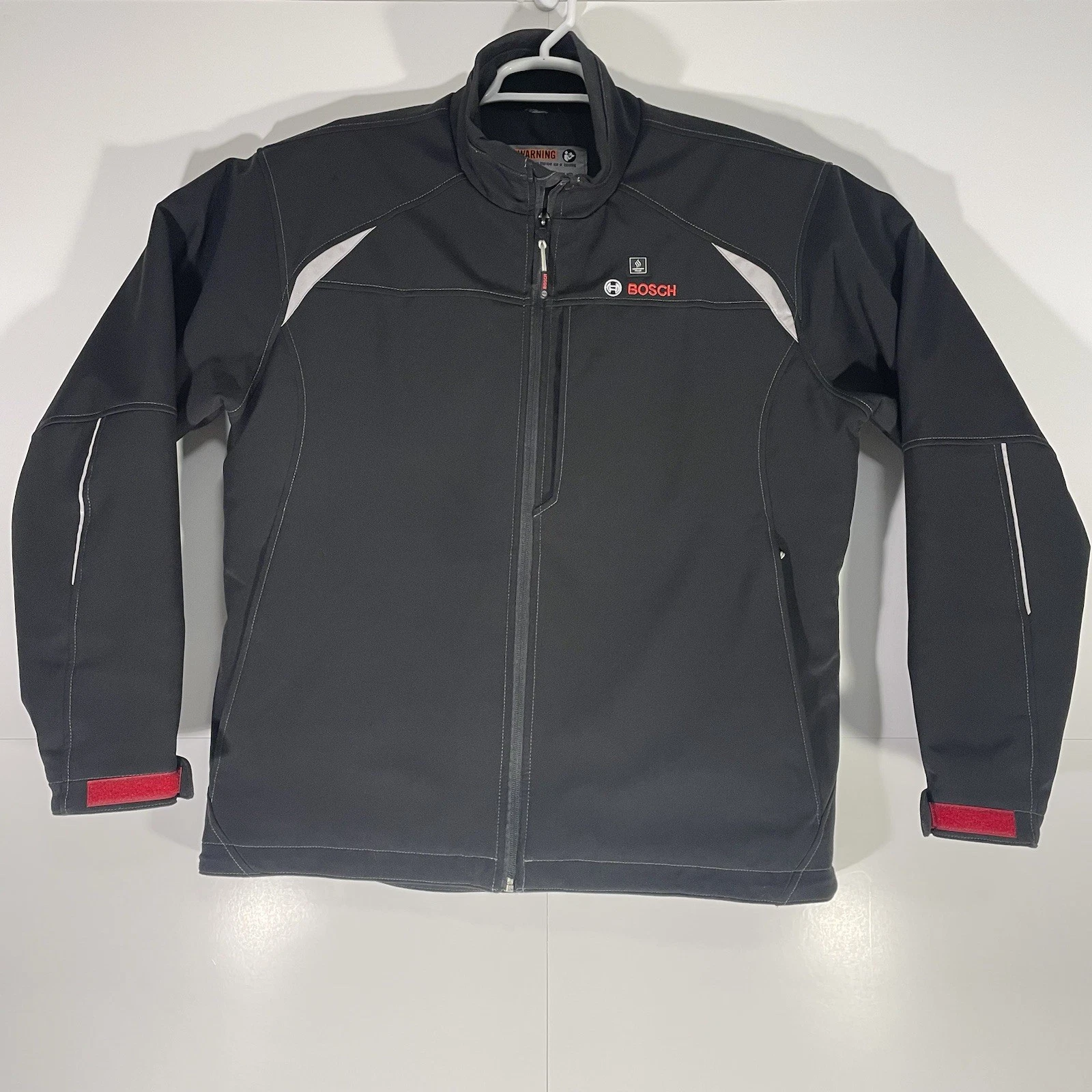 Bosch Heated Work Jacket Black Men's Size Large NO BATTERY