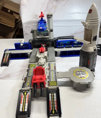Vintage 1989 Transformer Hasbro Countdown Rocket Base Almost Complete