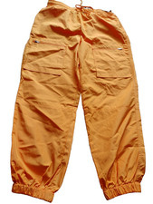 NWT Women's Orange nylon Forever 21 cargo pants size MEDIUM OSU