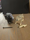 Beast Wars Vintage Transformers Bonecrusher And Tigatron Classic Modes