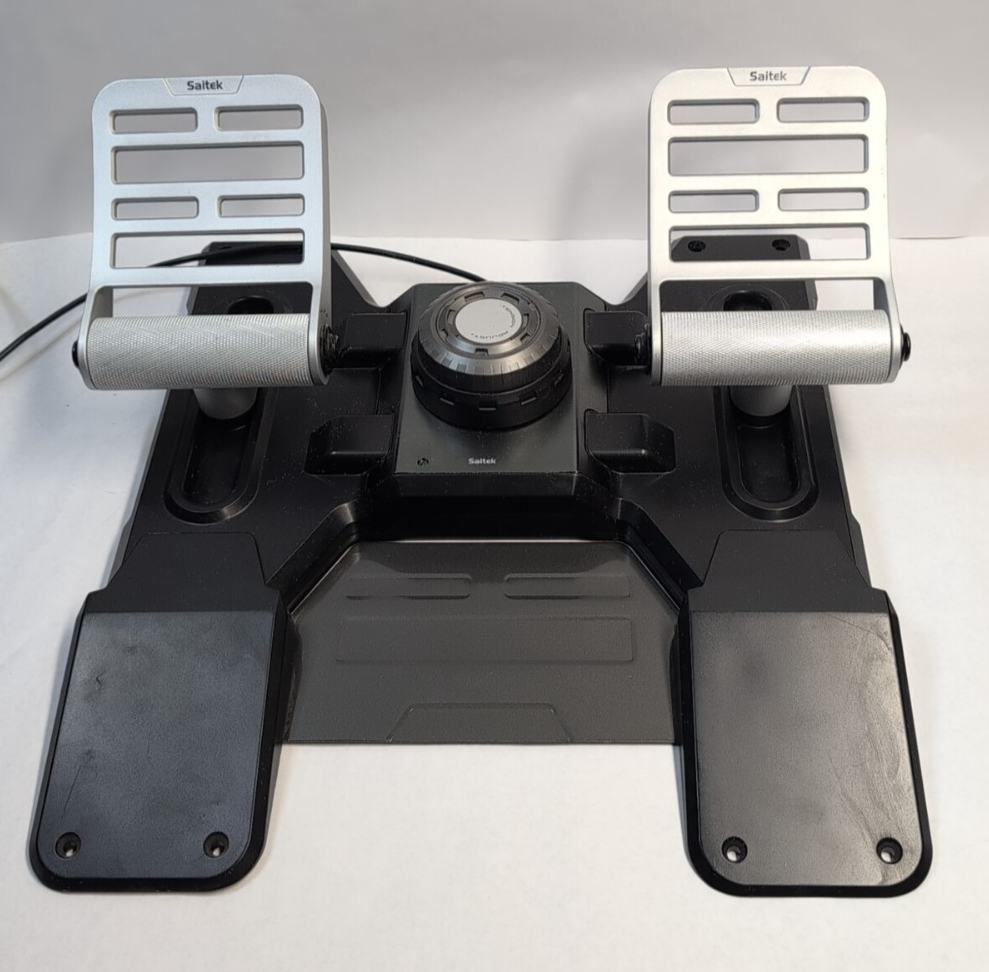Saitek Pro Flight Combat Rudder Pedals from Mad Catz Model 43202