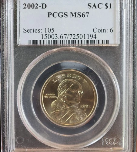 2002-D Sacagawea Dollar — photo from the most recent tracked eBay sale