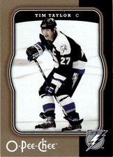 2007-08 O-Pee-Chee Tim Taylor Tampa Bay Lightning #445