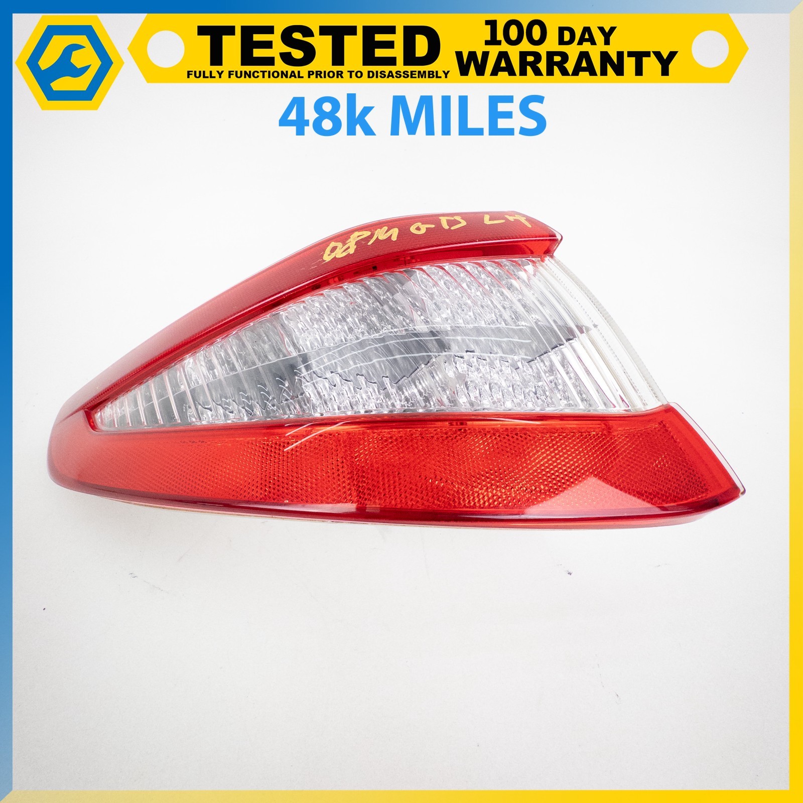 08-19 MASERATI GRANTURISMO REAR LEFT DRIVER SIDE OUTER TAIL LIGHT LAMP OEM