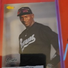 Classic Michael Jordan Birmingham Barons Rookie Baseball Card #1 MiLB Vintage. rookie card picture