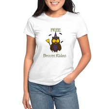 CafePress Free Broom Rides Women's T Shirt Women's T-Shirt 707252945