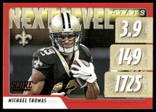2020 Score #NLS-MT Michael Thomas Next Level Stats Red New Orleans Saints