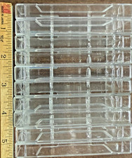 Lot of 10 Audio Music Cassette Tape Jewel THIN Cases Replacement Clear Storage