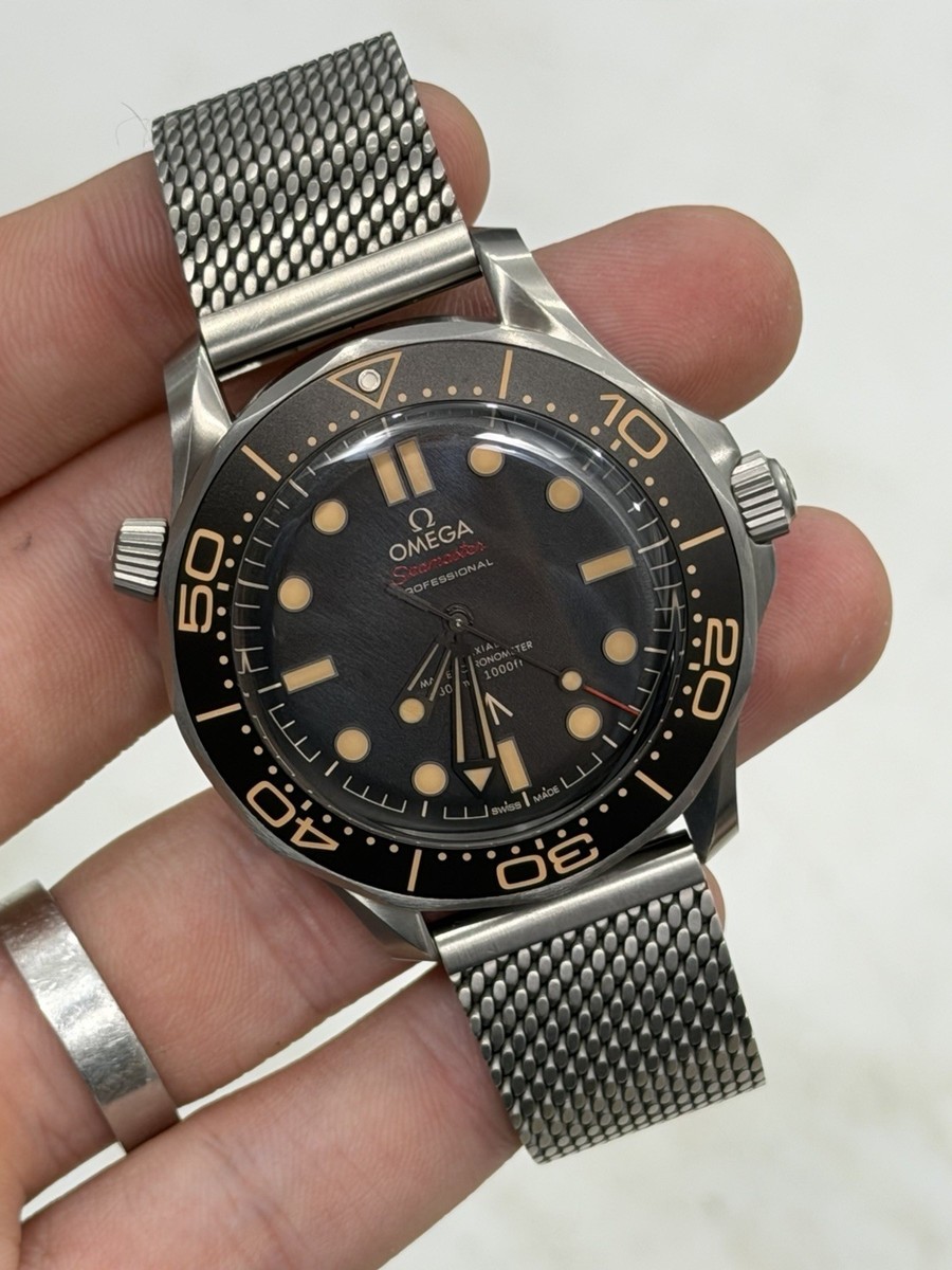 Omega Seamaster NTTD James Bond 007 No Time To Die Watch 210.90