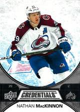 2021-22 Upper Deck Credentials - Nathan MacKinnon #4