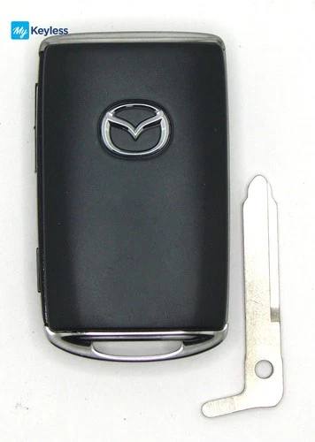 Single OEM Mazda Smartkey Remote Transmitter Three Button USED UNCUT WAZSKE11D01 - product listing photo
