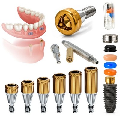 US Nobel Biocare Zest Locator Overdenture NOBEL Abutment NP & RP Retention Caps