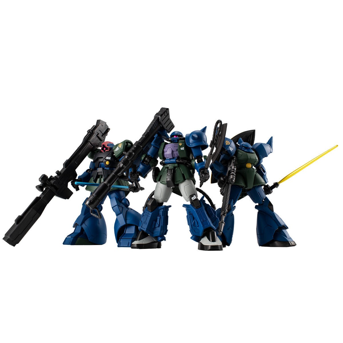motto_kuma solol - solworks modelセット G Frame FA Gundam Nightmare of Solomon Set Anavel Gato Zaku & Dom