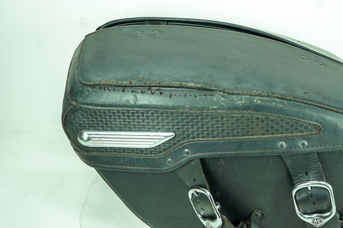 Electra Glide Leather Saddlebags Harley Davidson Road King Hard