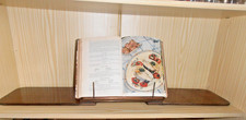 Vintage Wood Cook Book Stand Cookery Book Baking Recipe Holder Kitchen Book Rest