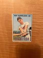 1967 TOPPS BASEBALL #188 KEN HARRELSON!! $1 SHIPPING!!
