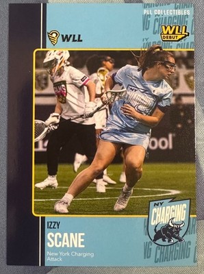 IZZY SCANE 2026 PREMIER LACROSSE FIELDSIDE II WLL ROOKIE RC SP #WLL-6