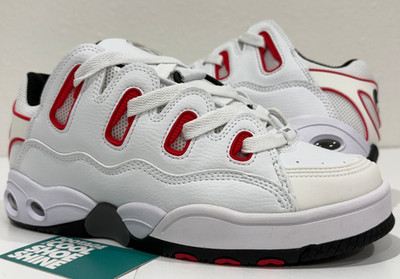 2023 OSIRIS D3 OG SKATEBOARDING SHOES WHITE RED BLACK 1371-1034 NEW 9