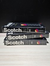 Lot of 3 Scotch High Standard T-120 3M VHS Tapes NEW SEALED