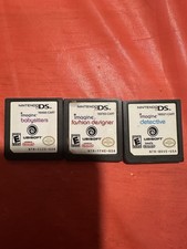 Nintendo 3ds/Ds Lot of 3 Imagine Games: Detective, Babysitters, Fashion (WORKS)