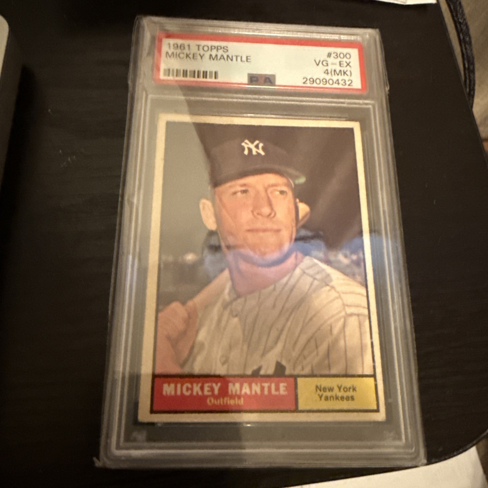 1961 Topps Mickey Mantle #300 PSA 4 VG-EX NY Yankee’s HOF Icon Vintage Baseball