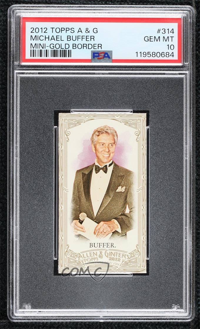 2012 Topps Allen & Ginter's Retail Mini Gold Border Michael Buffer Rookie RC 8nf