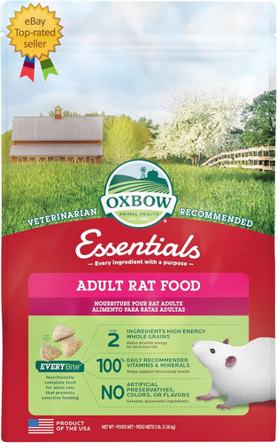 Essentials Rat Food Pet Food for Adult Rats All-Natural Vitamin ... - Rat Vitamin Supplements For Sale