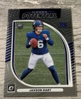 2025 Panini Donruss Optic Jaxson Dart Hidden Potential Insert Giants