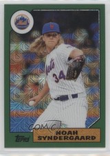 2017 Topps Silver Pack 1987 Design Chrome Green /150 Noah Syndergaard #87-NS 0b2