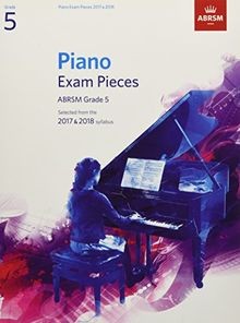 Piano Exam Pieces 2017  2018, ABRSM Grade 5: Selected f... | Buch | Zustand gut