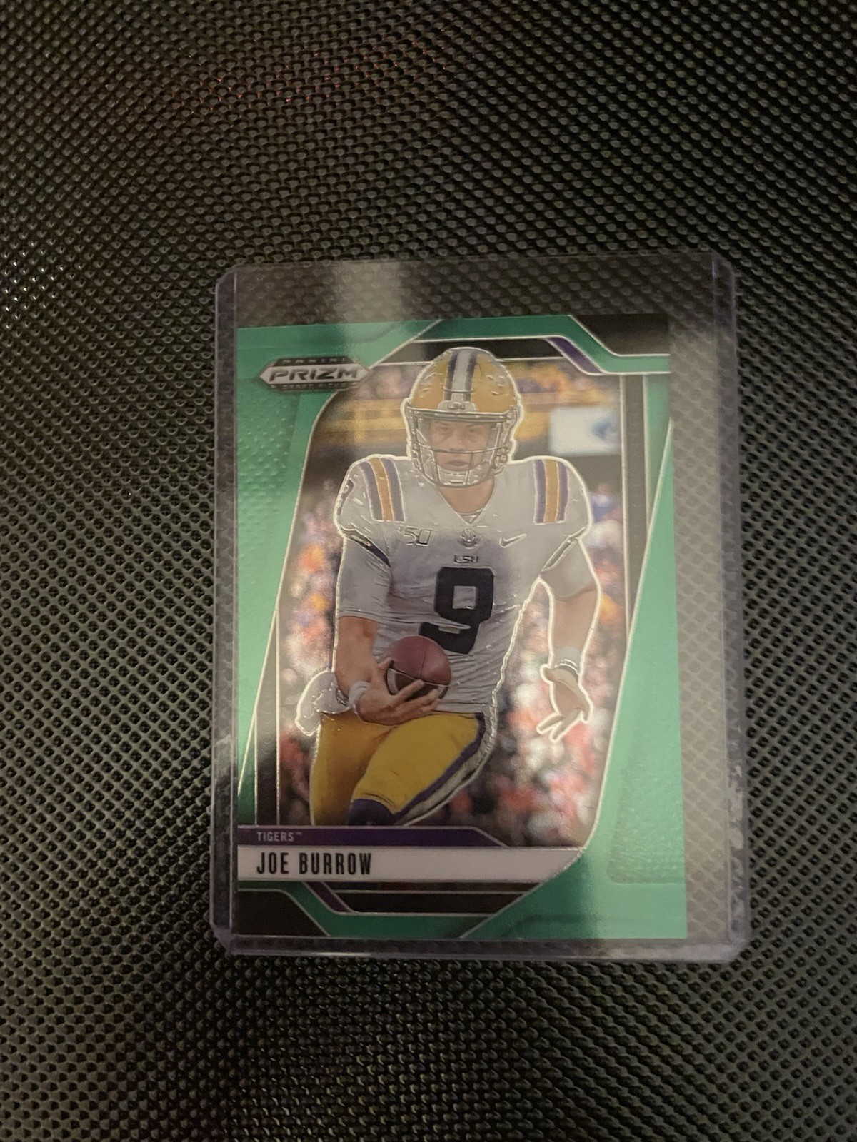 2020 Panini Prizm Draft Picks Joe Burrow Green Prizm #179 LSU Tigers Football
