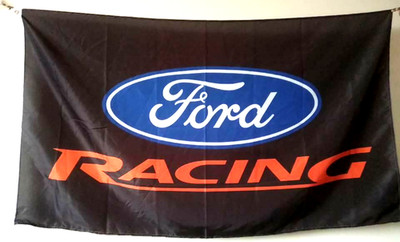 FORD RACING FLAGS 3FT X 5FT MUSTANG GT SVO TRUCK MACH 1 SHELBY STEEDA SALEEN 302