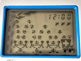 Nintendo RC-04 Game and Watch Silver Fire Boxed Japan Vintage Used #1652642