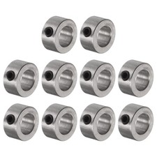 10pcs Set Screw Shaft Collars 8mm ID, 14mm OD, Gear Stopper Wheel