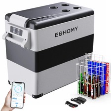 49.4L Coche Nevera Congelador Refrigerador Portátil 12V 24V App Control