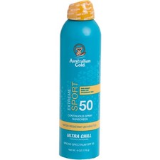 Australian Gold Extreme Sport Ultra Chill Continuous Sunscreen Spray - SPF 50, 6