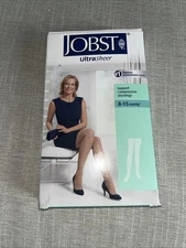 Jobst Ultra Sheer Compression Stockings Medium Thigh CT 8-15 Ultra Sheer Black