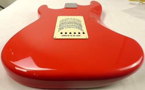 Jimi Hendrix Monterey Style 3 pcs North American Alder Strat Guitar Body 2.24kg - Picture 8 of 23